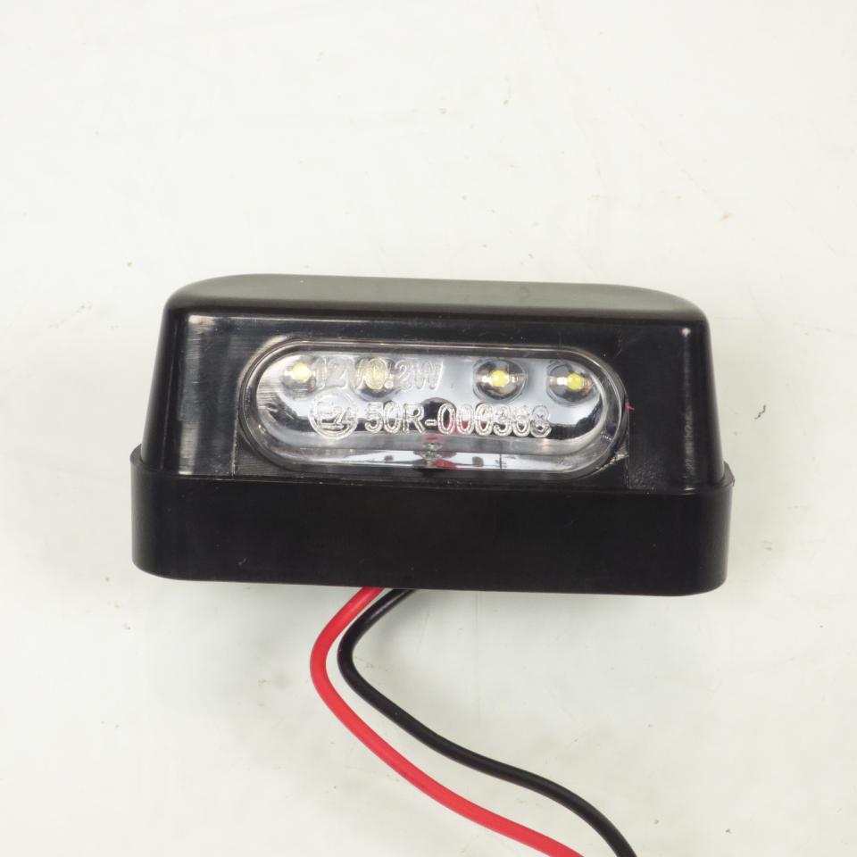 Éclairage de plaque One pour Auto 4 LED 12V noir Neuf