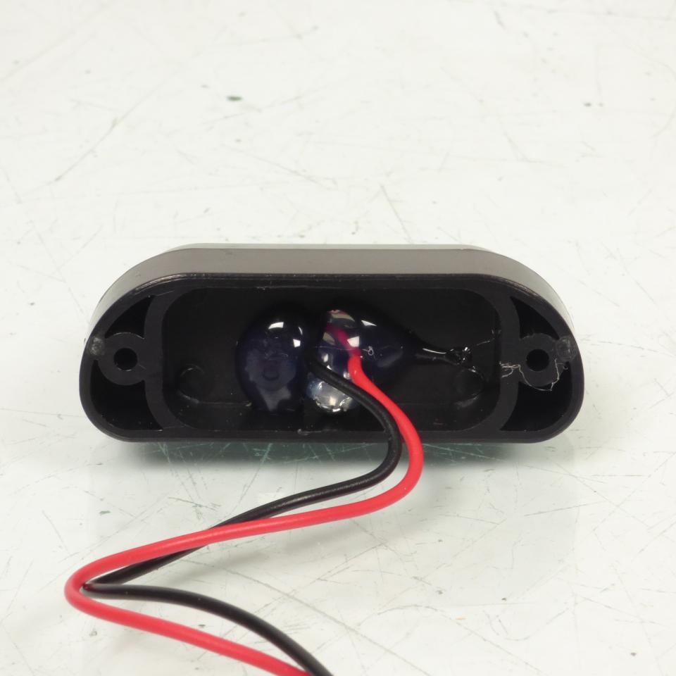 Éclairage de plaque One pour Auto 4 LED 12V noir Neuf
