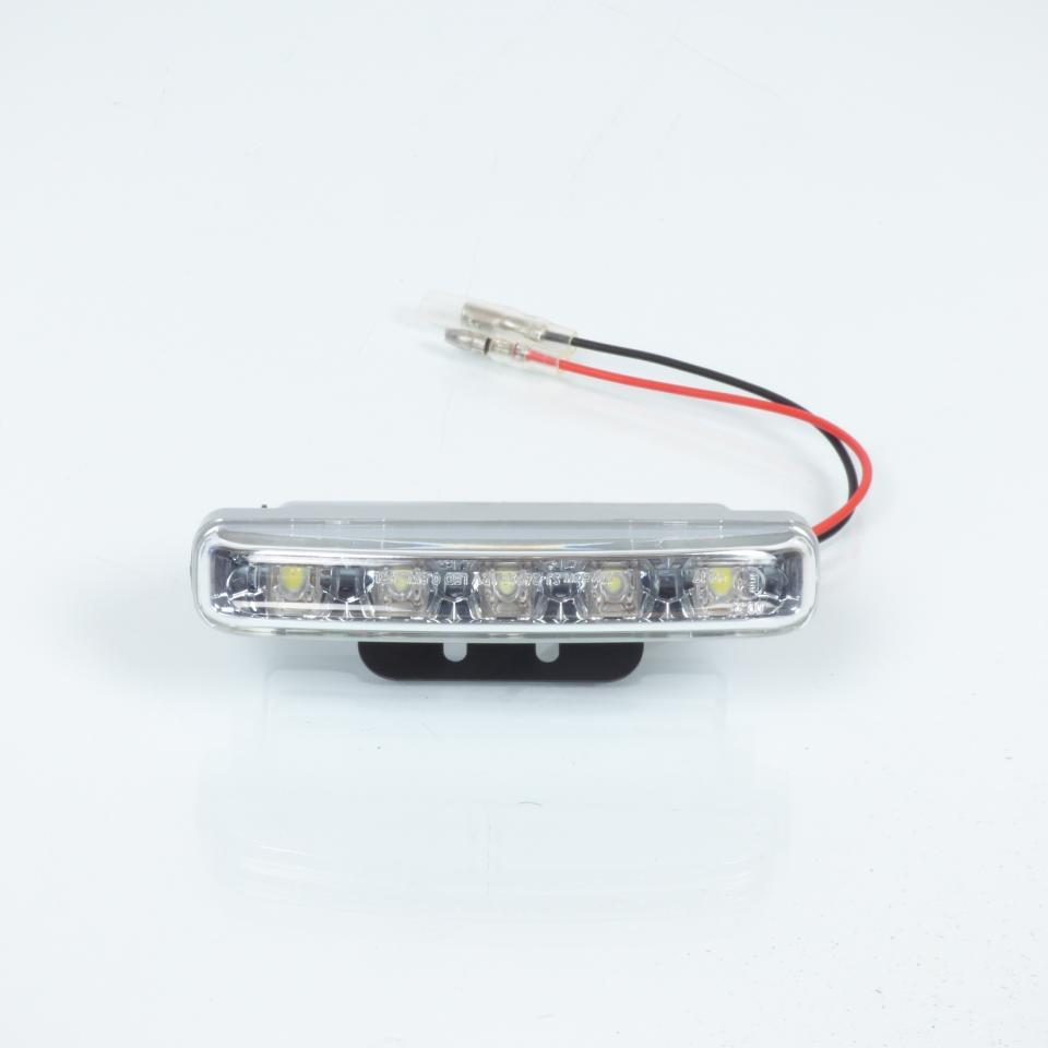 Éclairage de plaque 5 LED 12V éclairage rouge Mad pour moto scooter 50 à boite