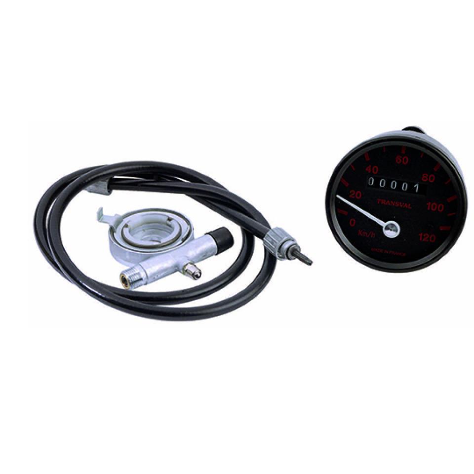 Compteur rond 120Kmh Transval pour mobylette Peugeot 103 SP 16 pouces Neuf 113