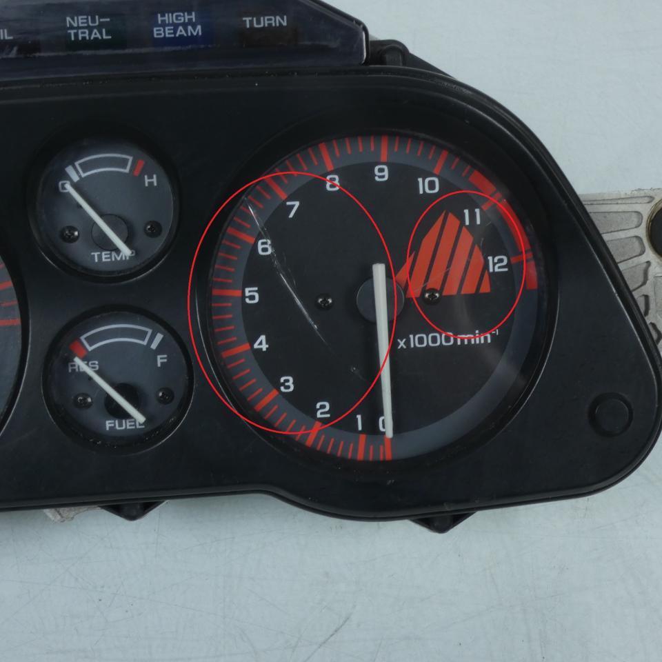 Compteur tableau de bord origine pour moto Honda CBR 1000 F 1987 à 1988 SC21 CBR1000F