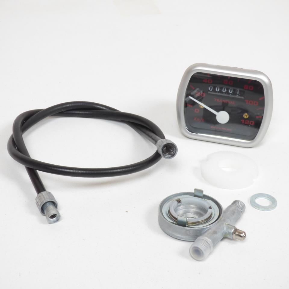 Compteur Transval 120Kmh pour mobylette Peugeot 50 103 roue en 16