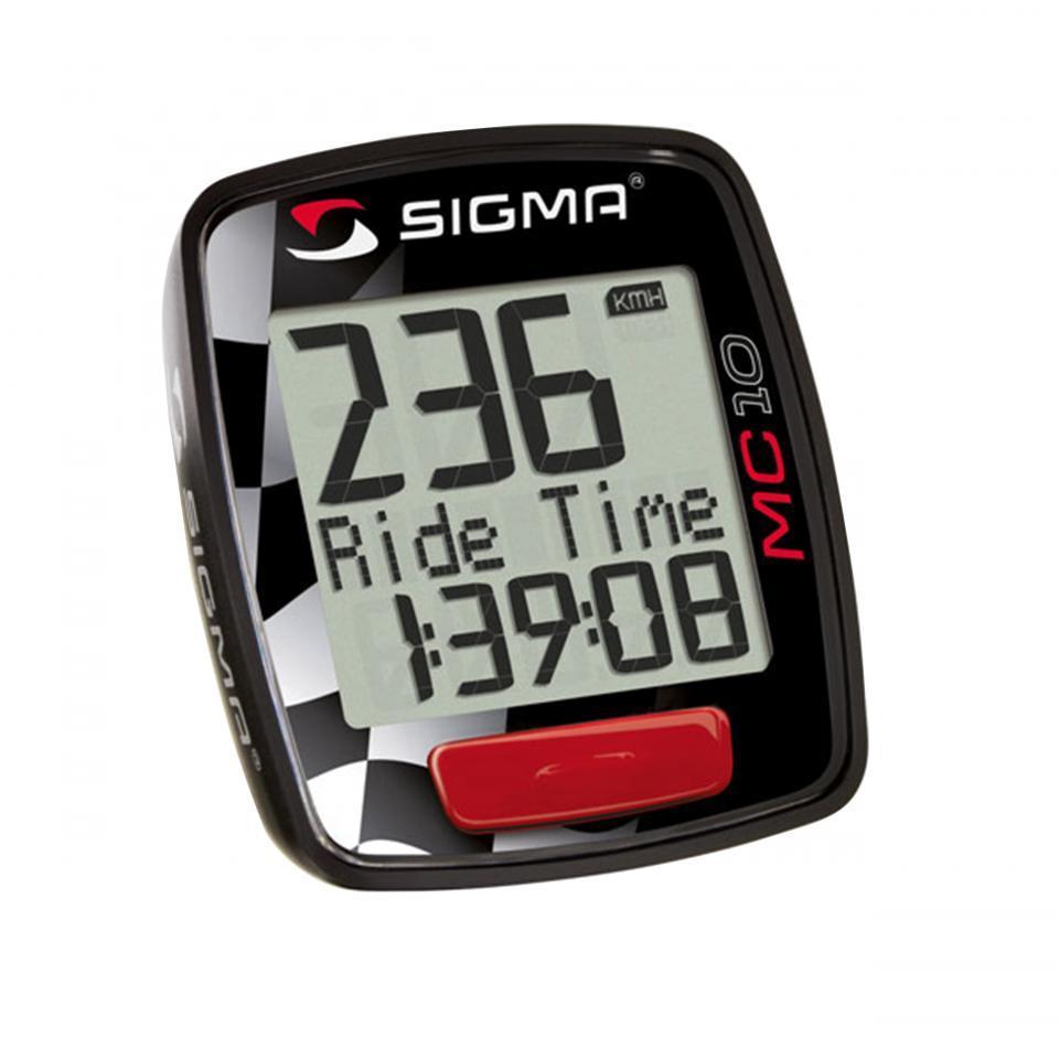 Compteur digital multifonctions Sigma MC10 Neuf pour moto vélo scooter cyclo 50