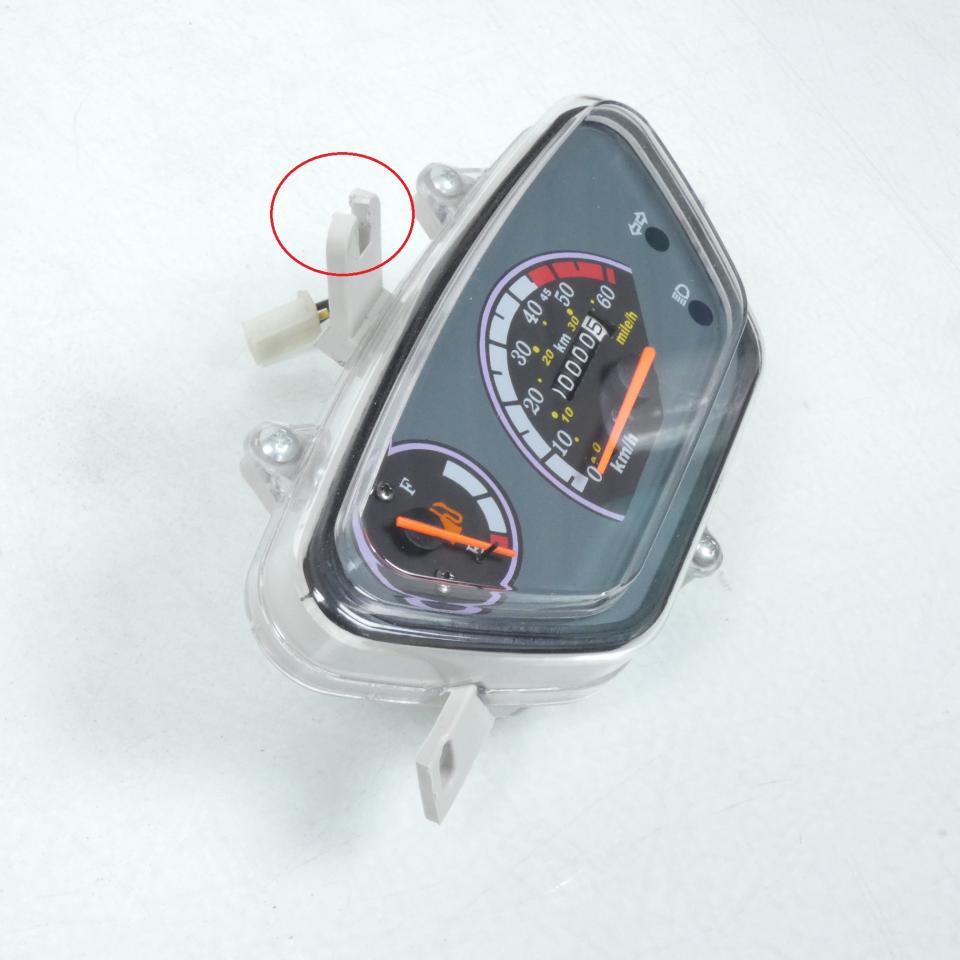 Compteur pour scooter Chinois 50 60km/h 35miles/h Violet Neuf en destockage