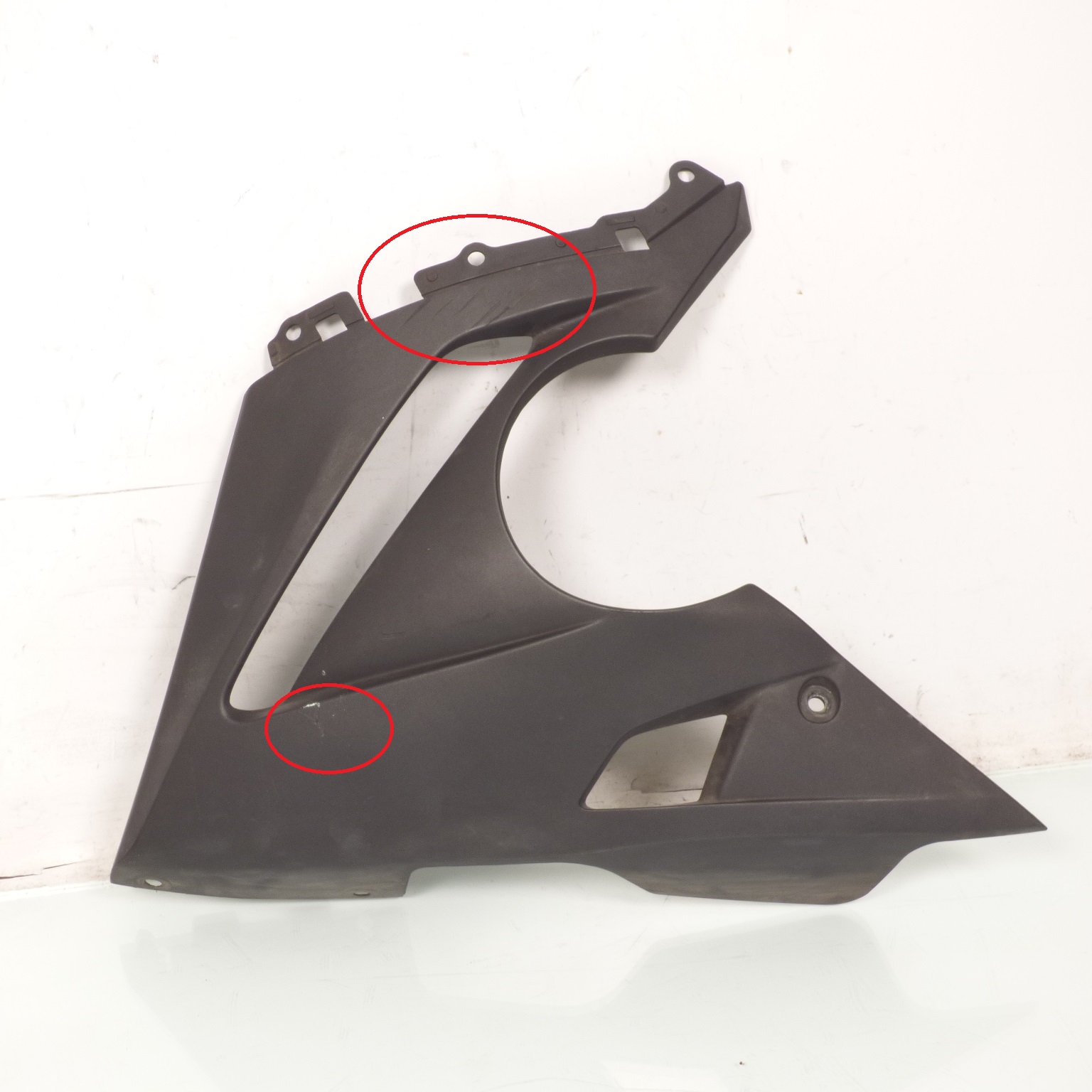 Sabot bas caisse gauche origine pour moto Kawasaki 650 Er6-F 2009 à 2011 55028-0238