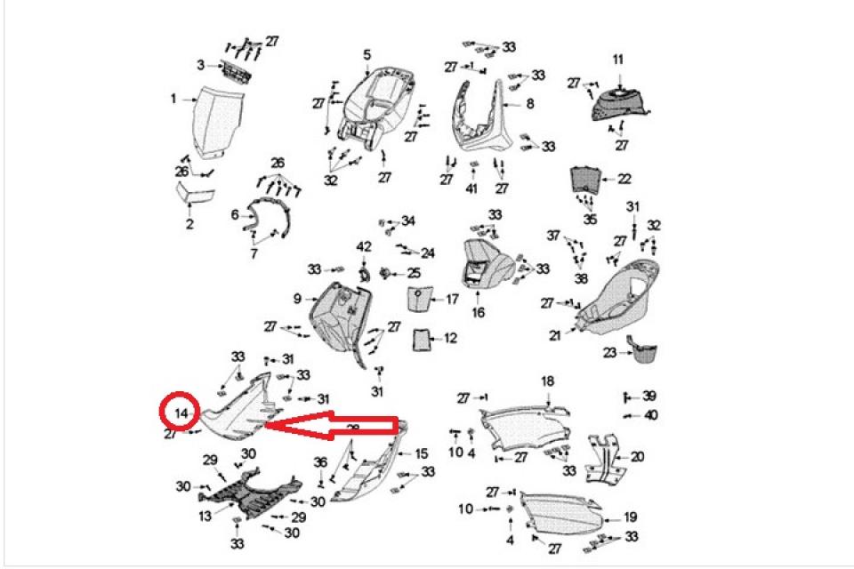 Sabot bas de caisse droit origine pour Moto Ducati 749 R Superbike 2003 à 2006 Neuf en destockage