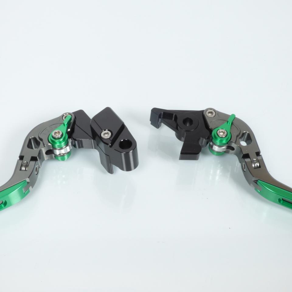 Levier frein droit Mad pour Moto Kawasaki 650 ER6 2009 à 2016 0165S1750TV / articulé vert Neuf
