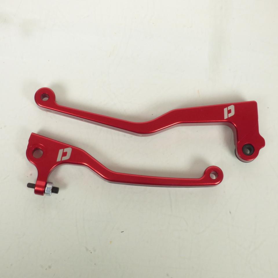 Paire de levier rouge Doppler pour moto Beta 50 RR enduro freinage Grimeca Neuf