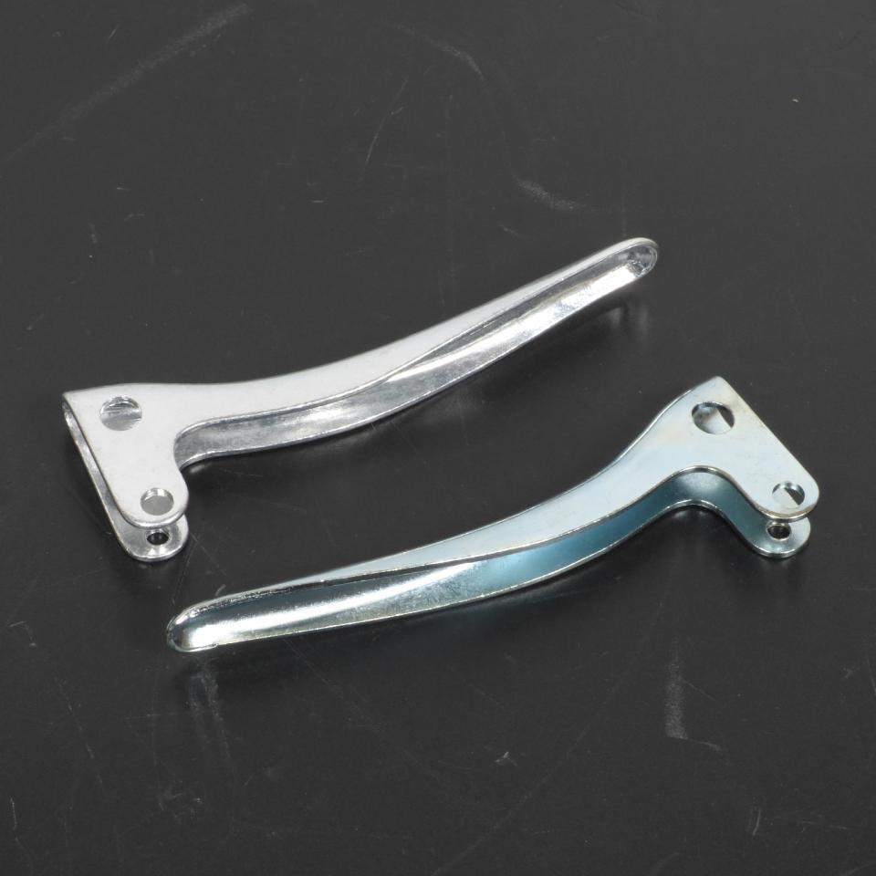 Paire de levier de frein avant et arrière alu vintage pour mobylette cyclomoteur mob