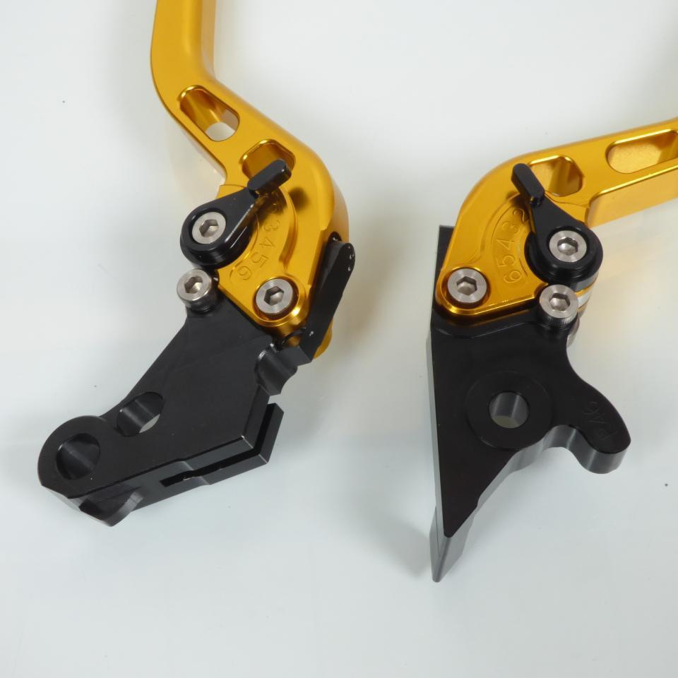 Levier frein droit gauche pour moto Honda 250 Cbr R 2011 à 2013 coloris or/noir Neuf