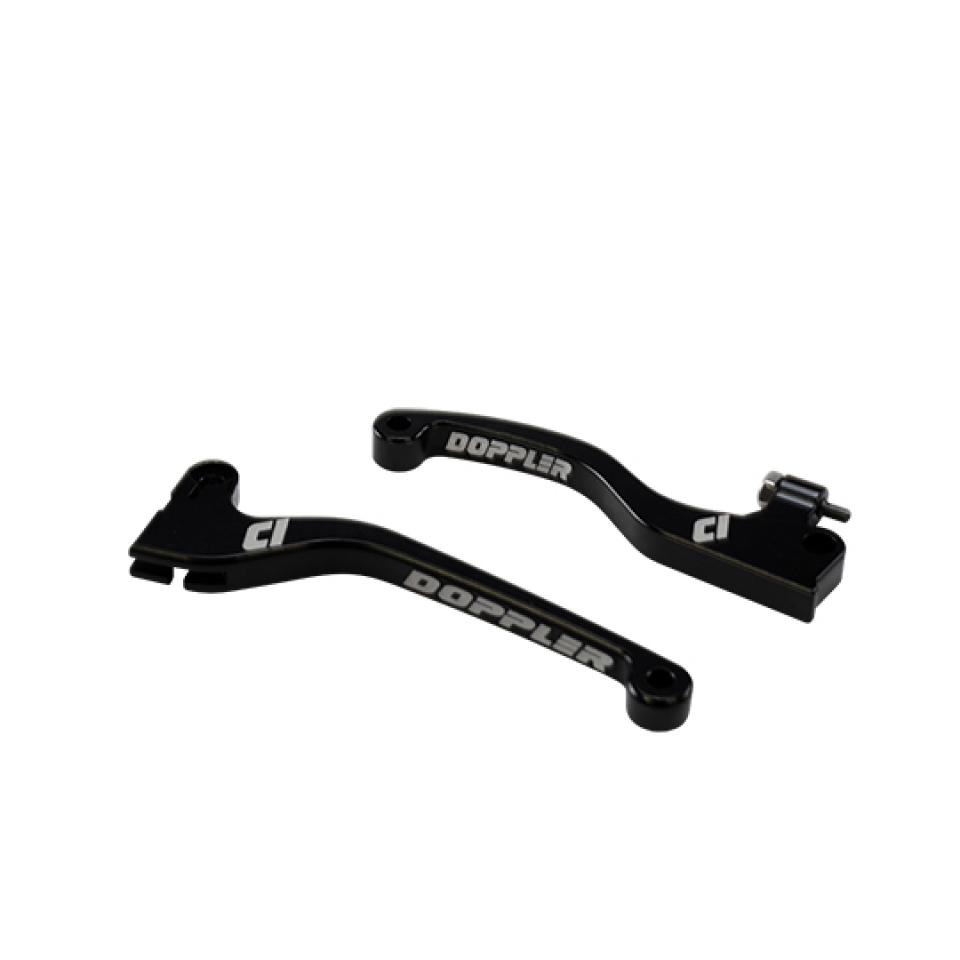 Paire de levier noir Doppler pour Moto Sherco 50 SE-R Après 2011 frein J.JUAN