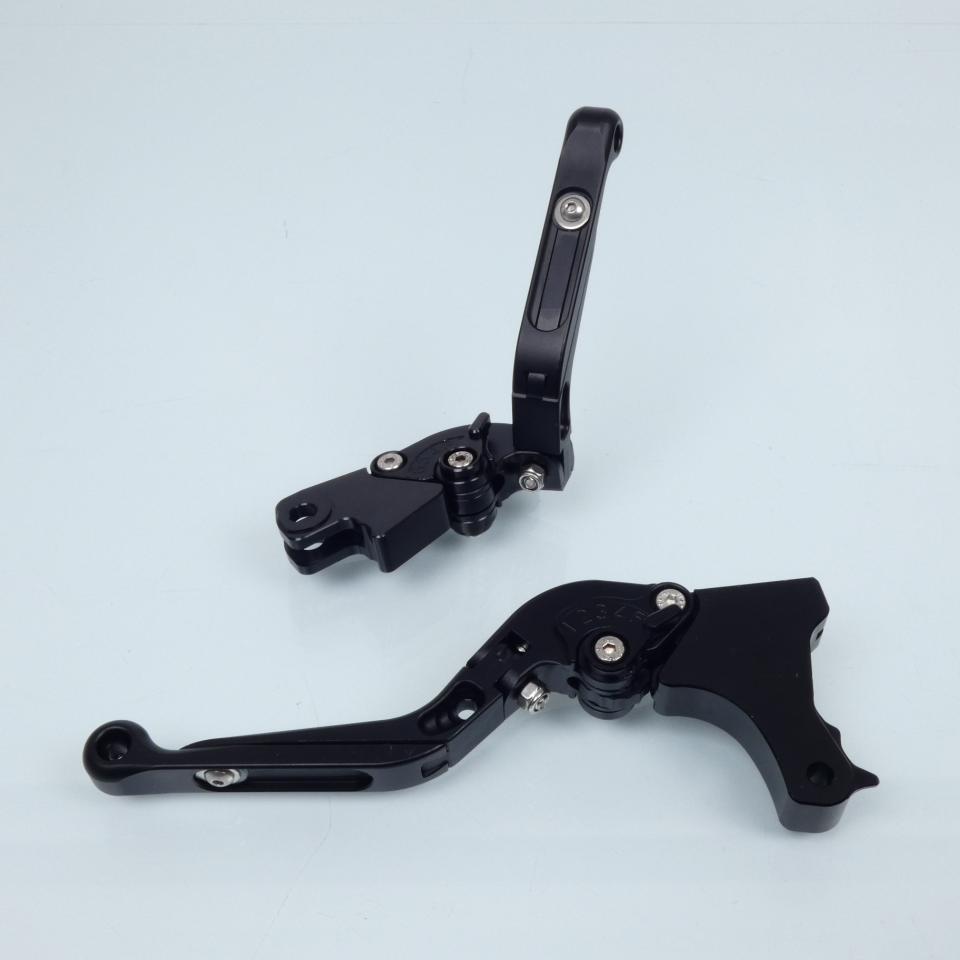 Levier frein droit Sifam pour Moto BMW 800 F S/St 2006 à 2012 alu CNC noir / paire Neuf