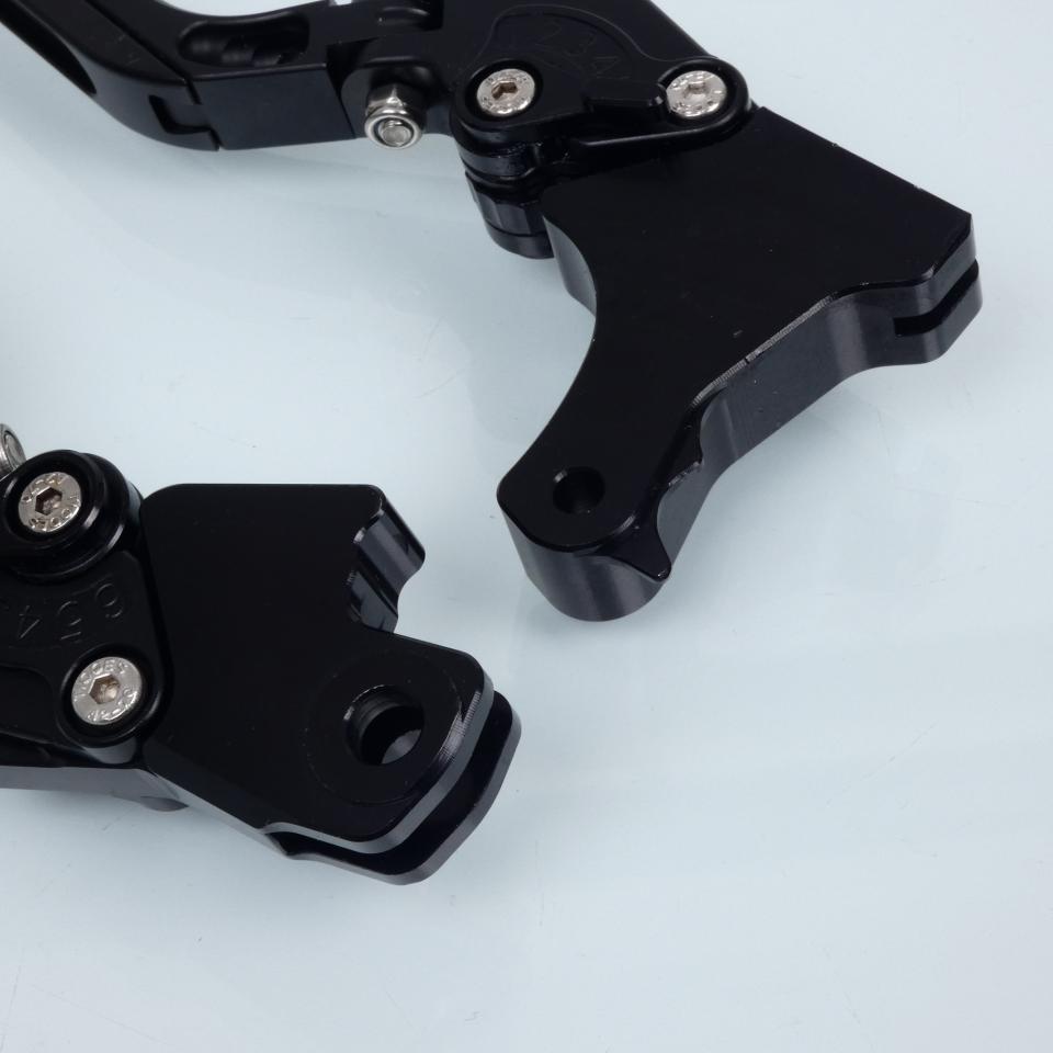 Levier frein droit Sifam pour Moto BMW 800 F S/St 2006 à 2012 alu CNC noir / paire Neuf