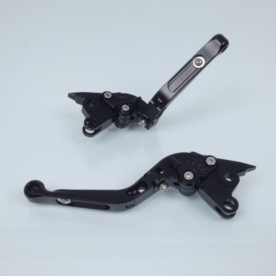 Levier frein droit Myra pour Moto Ducati 998 R Superbike 2002 alu CNC noir / paire Neuf