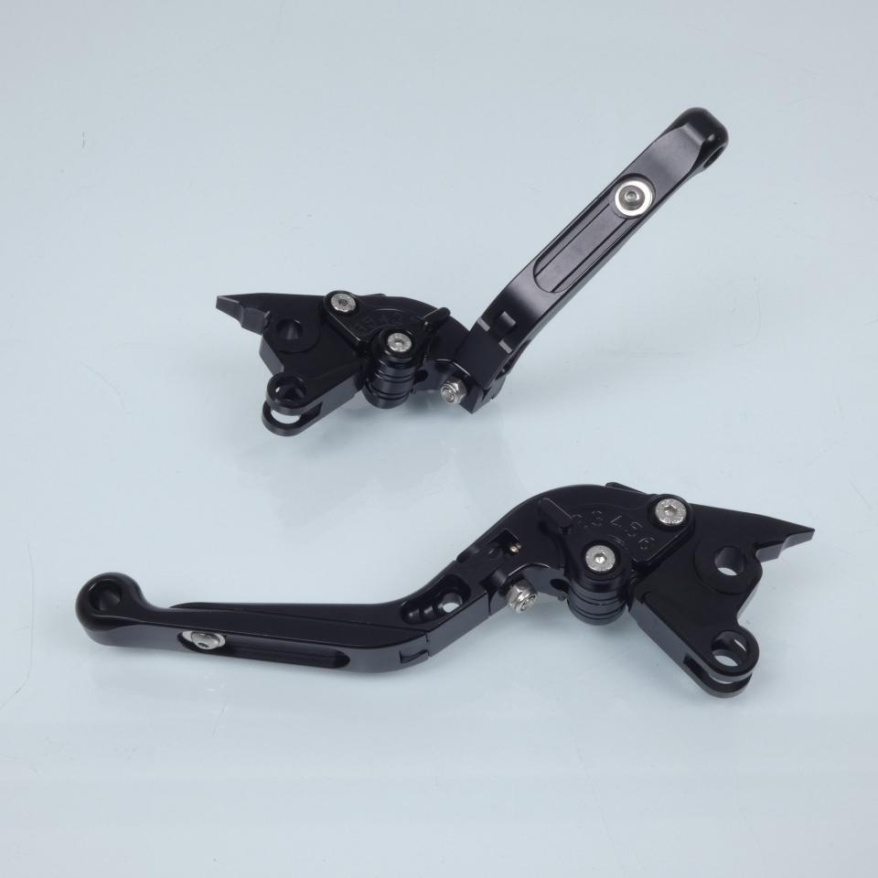 Levier frein droit Myra pour Moto Ducati 996 R Superbike 2001 à 2003 alu CNC noir / paire Neuf