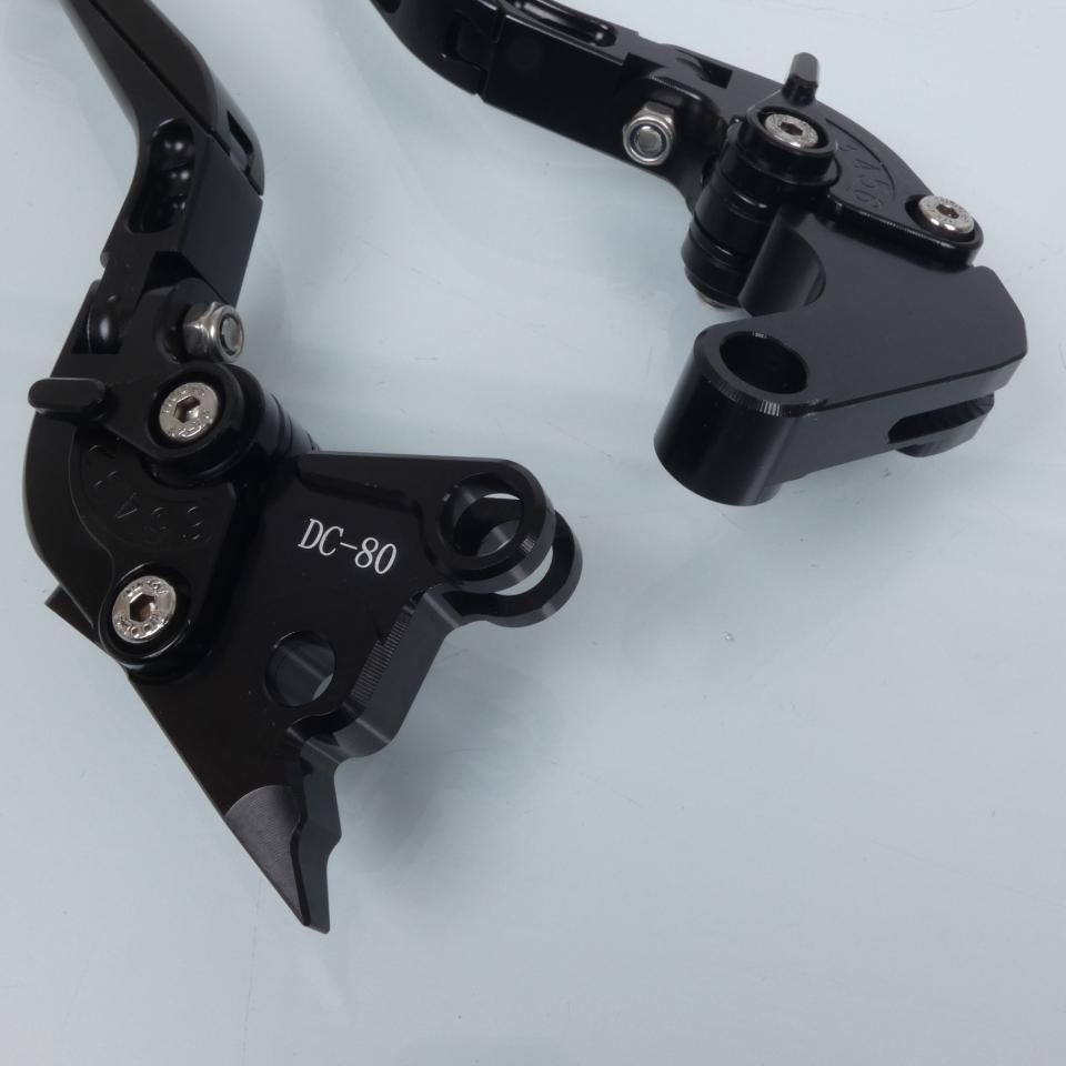 Levier Sifam pour moto Aprilia 1000 Tuono V4R 2011 à 2013 alu noir / paire Neuf