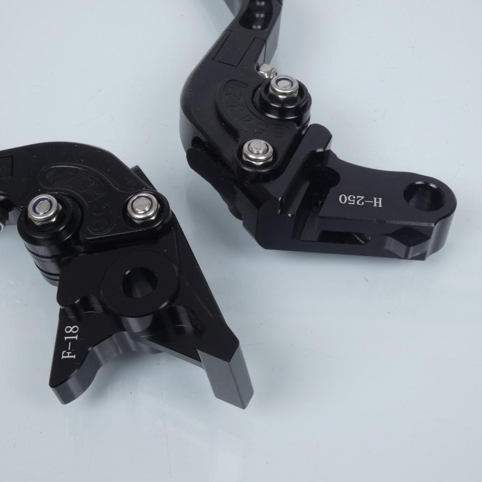 Levier Sifam pour moto Honda 750 NC X 2014 à 2019 alu CNC noir / paire Neuf
