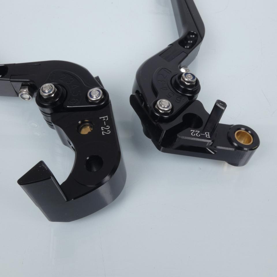 Levier Sifam pour moto BMW 1000 S Rr 2015 à 2019 alu CNC noir / paire Neuf