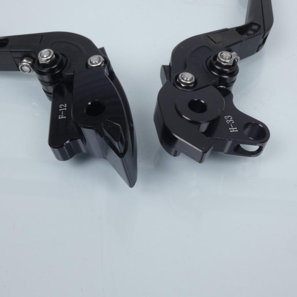 Levier Sifam pour moto Honda 1200 VFR F 2010 à 2011 alu CNC noir / paire Neuf