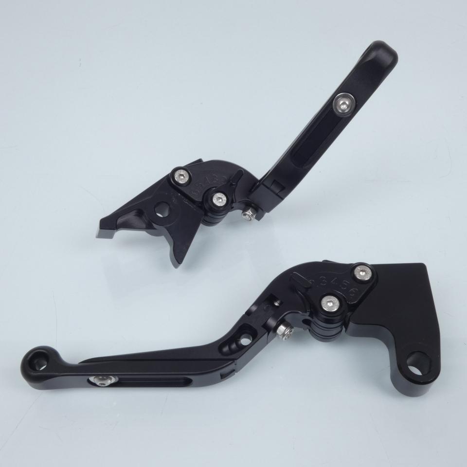 Levier frein droit Myra pour Moto Triumph 865 America 2006 à 2013 alu CNC noir / paire Neuf
