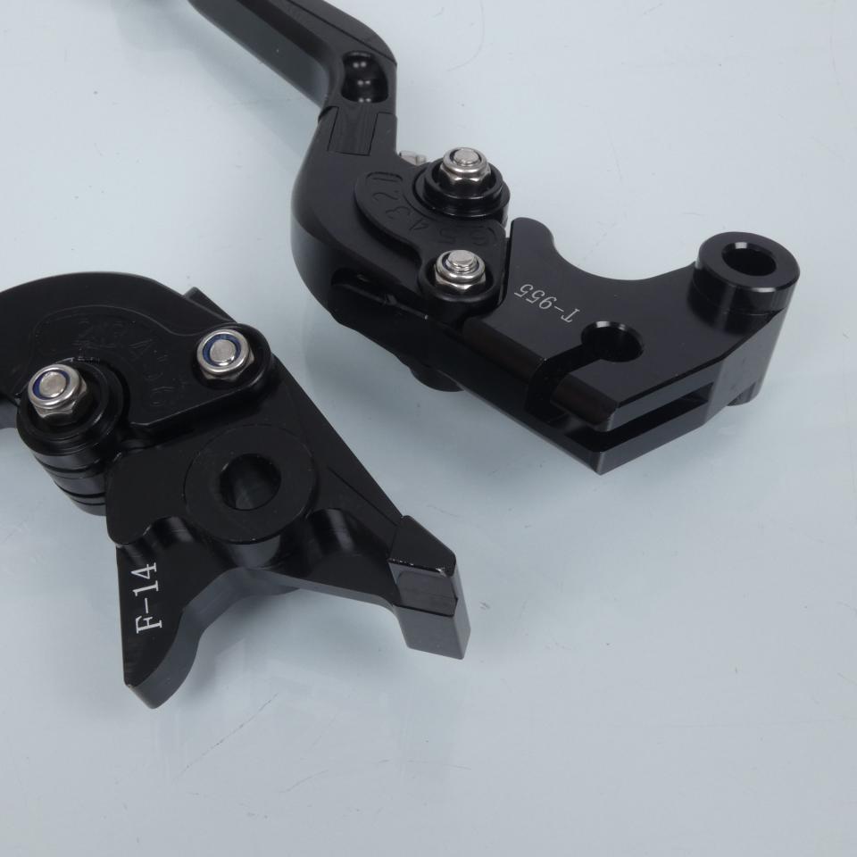 Levier Sifam pour moto Triumph 600 TT 2000 à 2003 alu CNC noir / paire Neuf