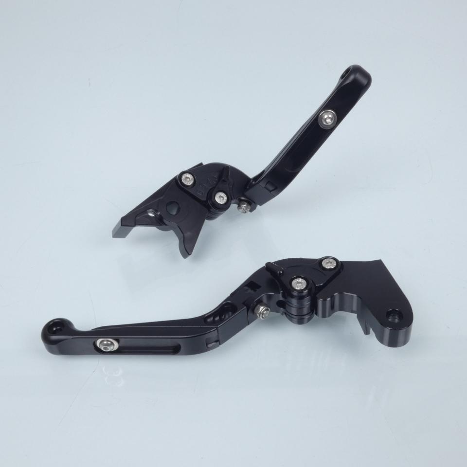 Levier Myra pour moto Honda 600 Cb F Hornet 2007 à 2013 alu CNC noir paire Neuf