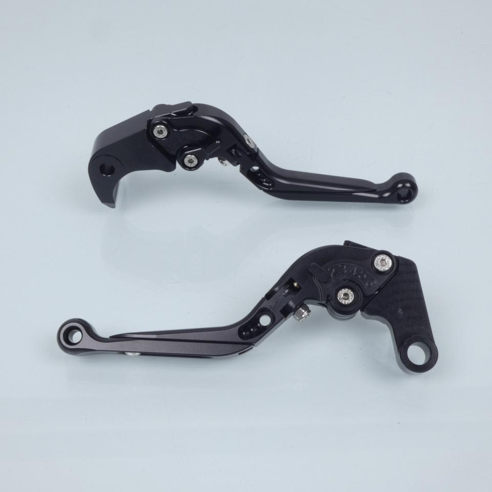 Levier Sifam pour moto BMW 1000 S Rr 2009 à 2014 alu CNC noir / paire Neuf