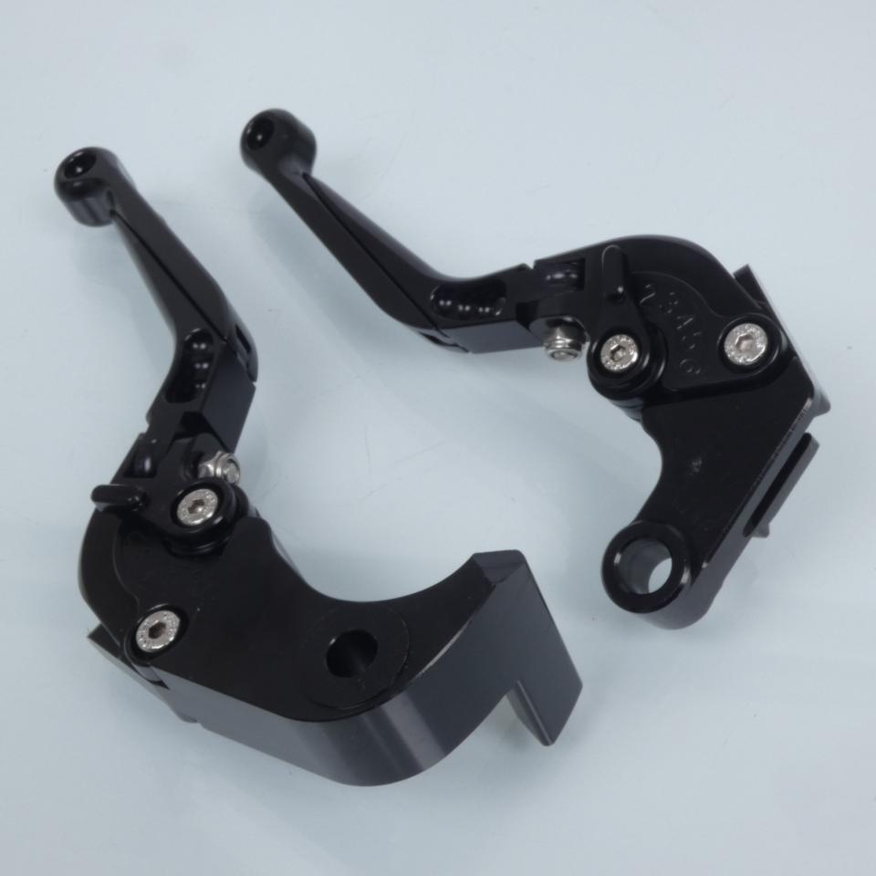 Levier Sifam pour moto BMW 1000 S Rr 2009 à 2014 alu CNC noir / paire Neuf