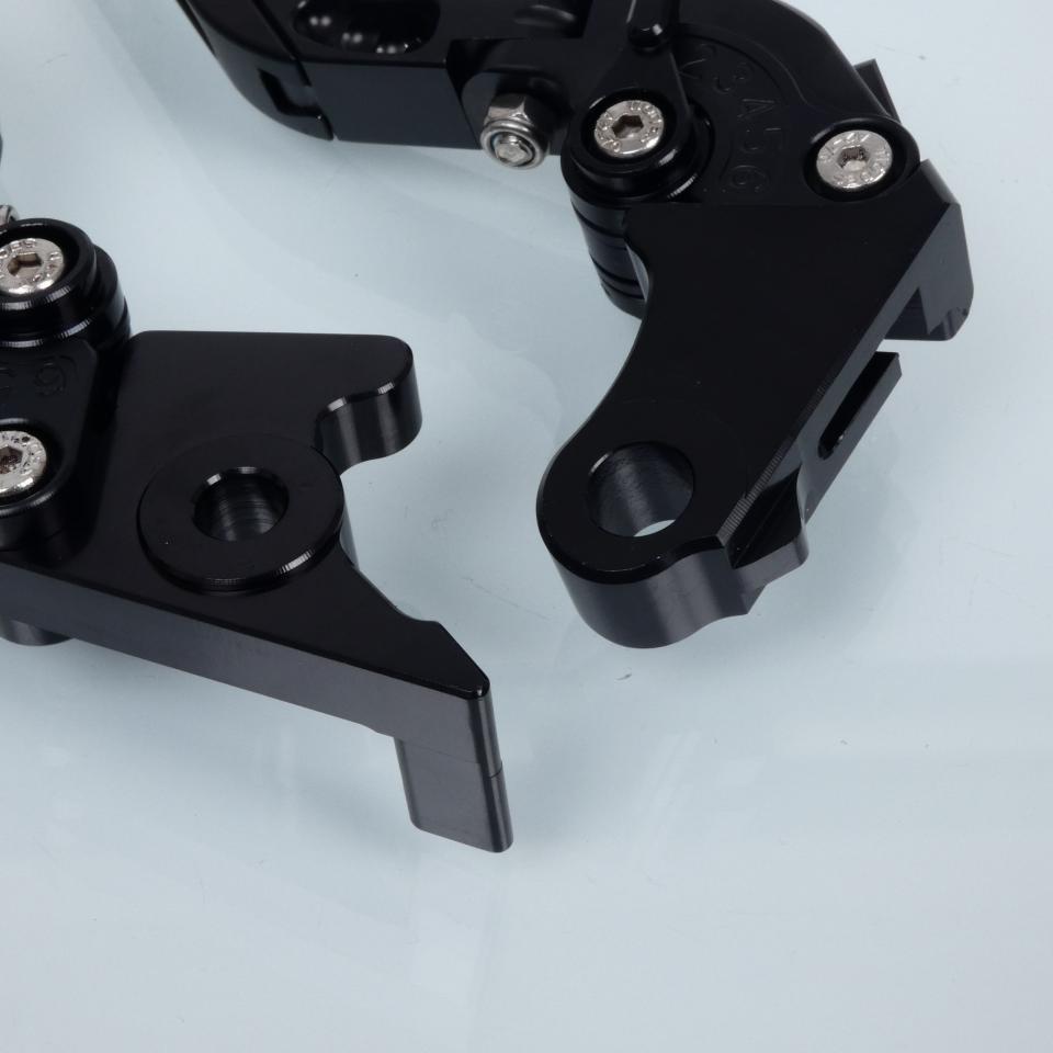 Levier frein droit Sifam pour Moto Honda 500 CB X ABS 2013 à 2021 alu CNC noir / paire Neuf