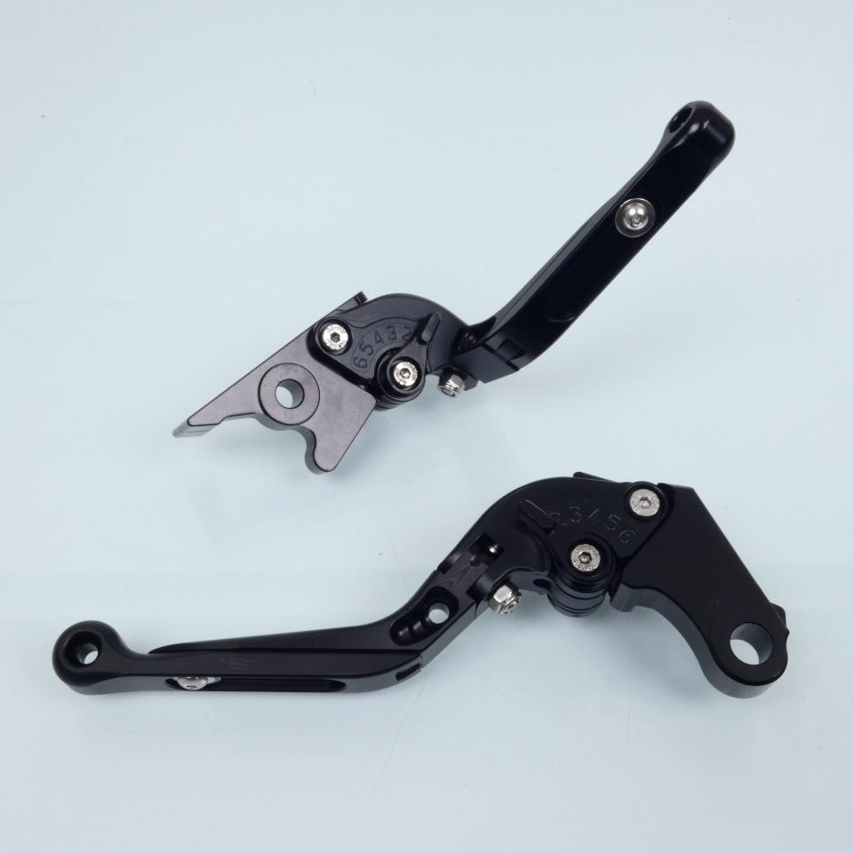 Levier frein droit Sifam pour Moto Honda 500 CB X ABS 2013 à 2021 alu CNC noir / paire Neuf