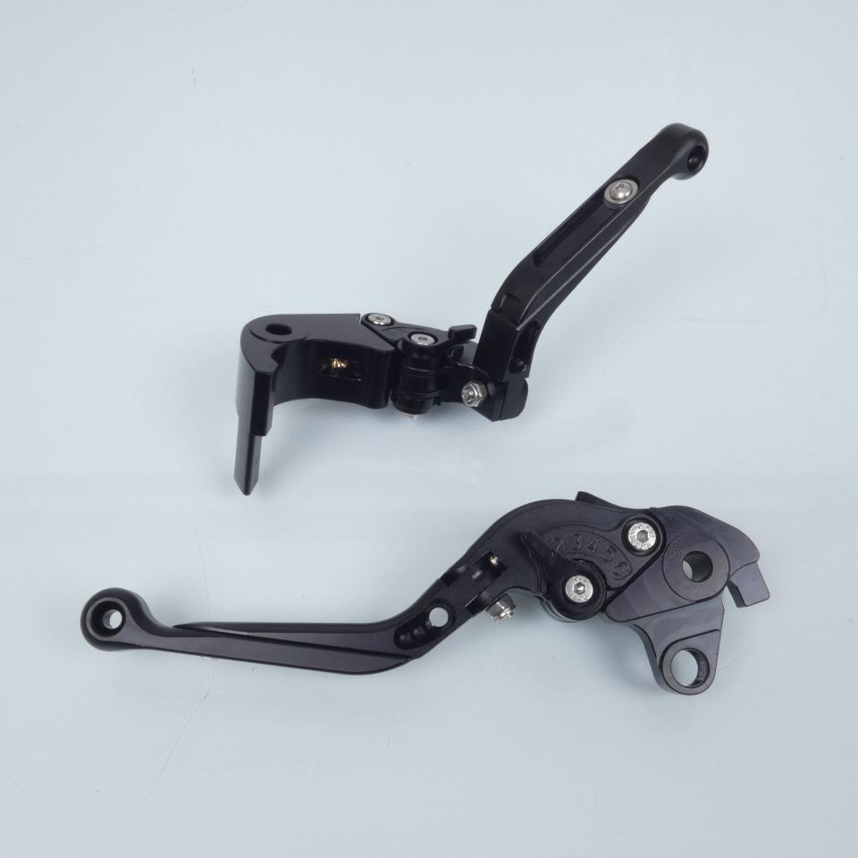 Levier Myra pour moto Honda 1000 Cbr Rr Fireblade 2004 à 2007 noir / paire Neuf