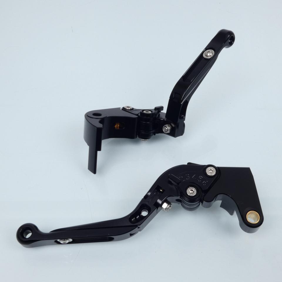 Levier frein droit Sifam pour Moto Honda 1000 Cbr Rr Fireblade 2008 à 2015 alu CNC noir / paire Neuf
