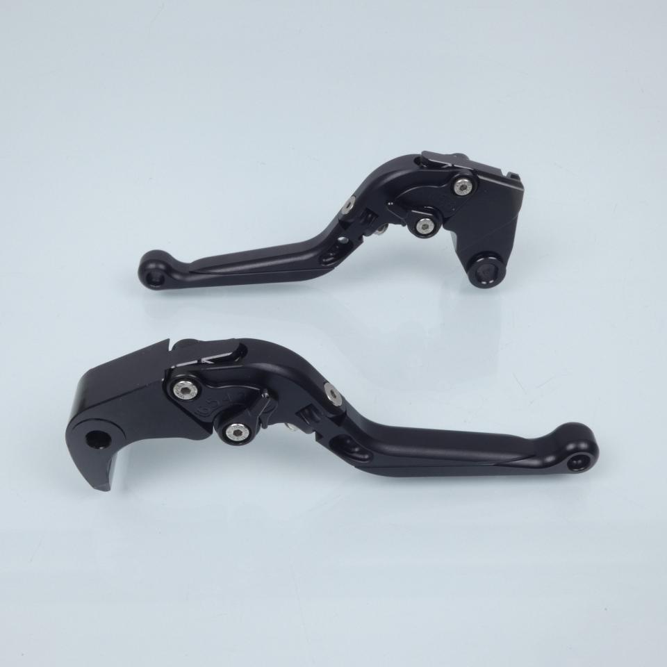 Levier alu CNC noir Sifam pour moto Kawasaki 636 Zx-6 R Ninja 2005 à 2006 Neuf