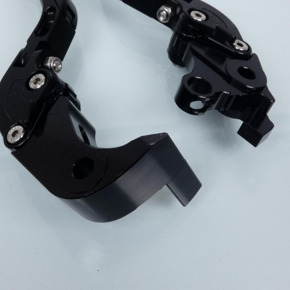 Levier frein droit Myra pour Moto Suzuki 1000 Gsx-R 2007 à 2008 alu CNC noir / paire Neuf
