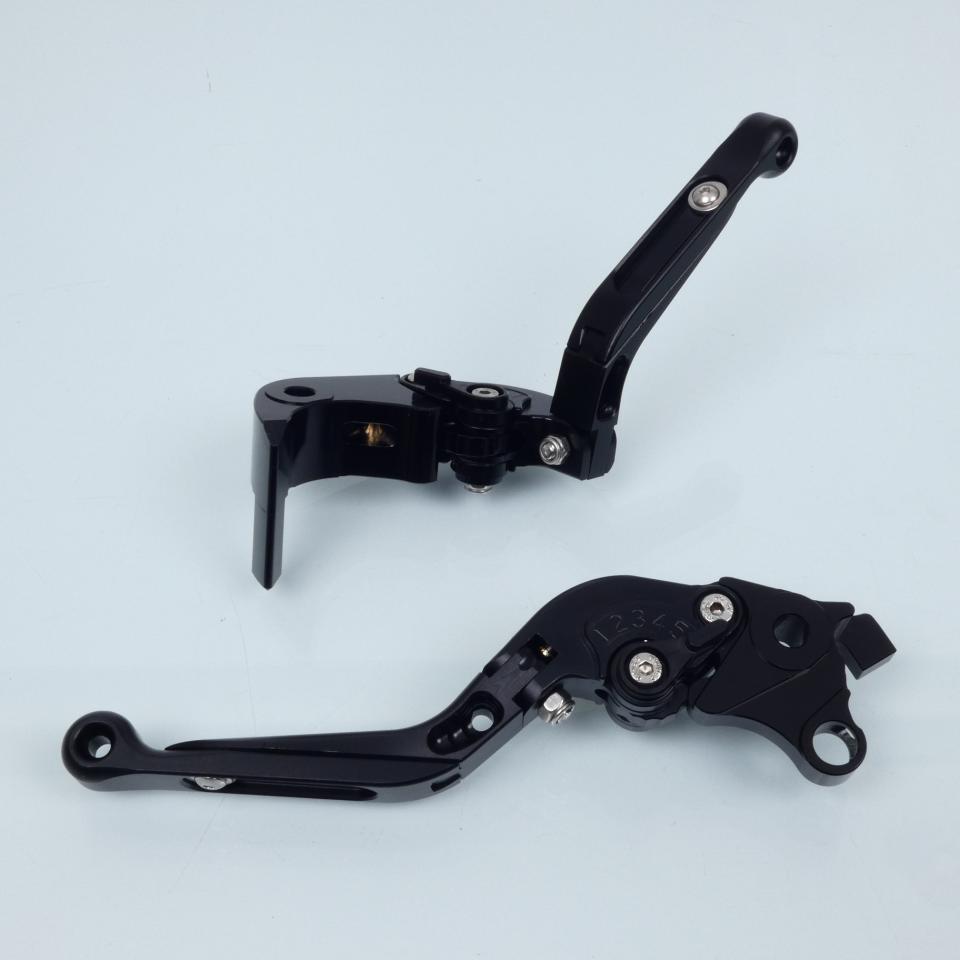 Levier frein droit Myra pour Moto Suzuki 1000 Gsx-R 2007 à 2008 alu CNC noir / paire Neuf