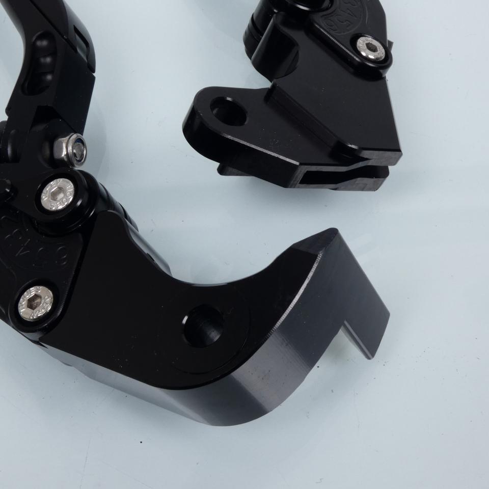 Levier frein droit Sifam pour Moto Suzuki 750 Gsx-R 2004 à 2005 alu CNC noir / paire Neuf