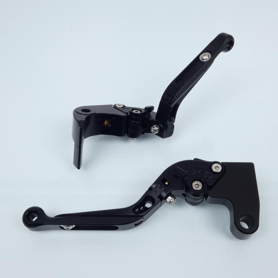 Levier frein droit Sifam pour Moto Triumph 675 Daytona 2006 à 2008 alu CNC noir / paire Neuf