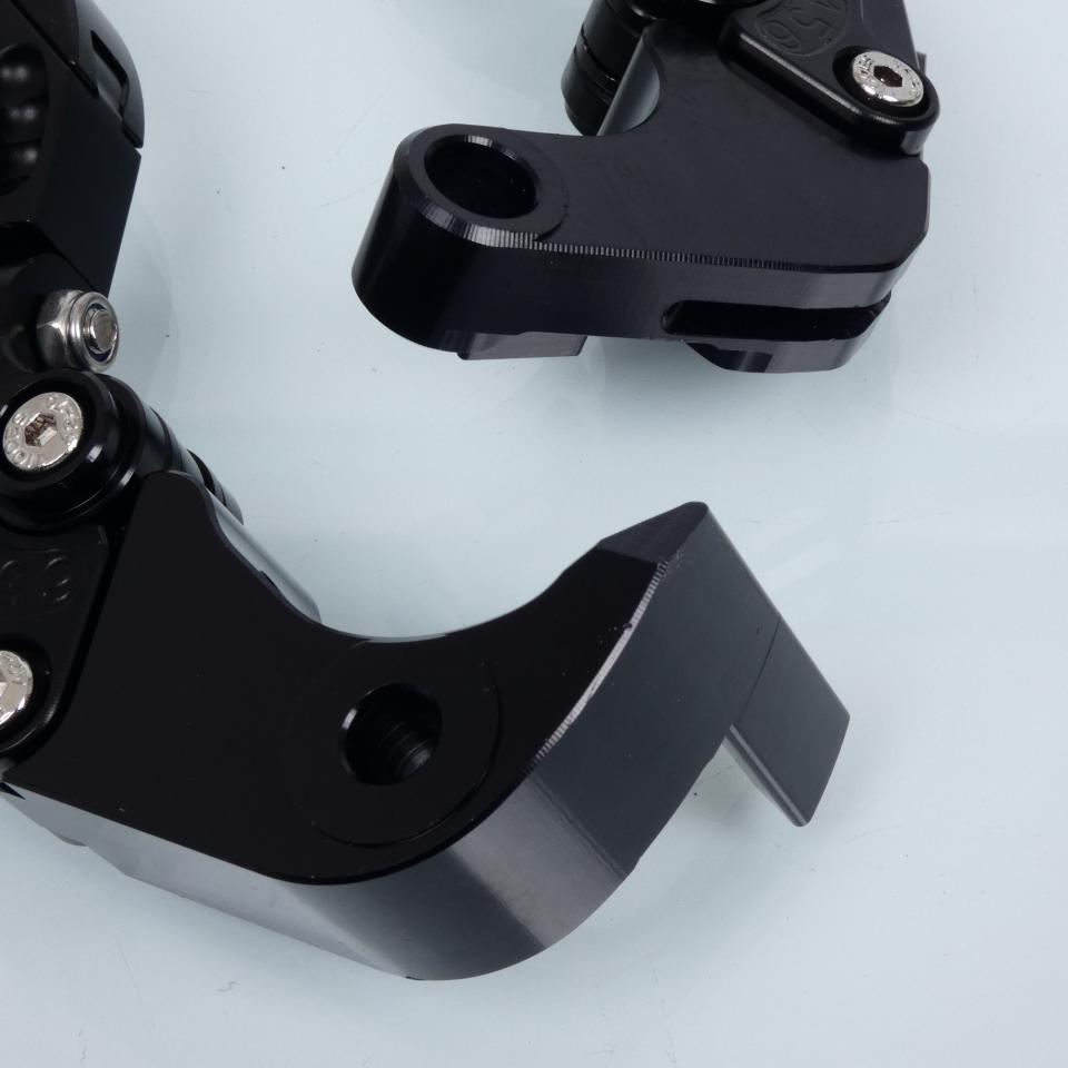Levier frein droit Sifam pour Moto Suzuki 750 Gsx-R 2011 à 2017 alu CNC noir / paire Neuf