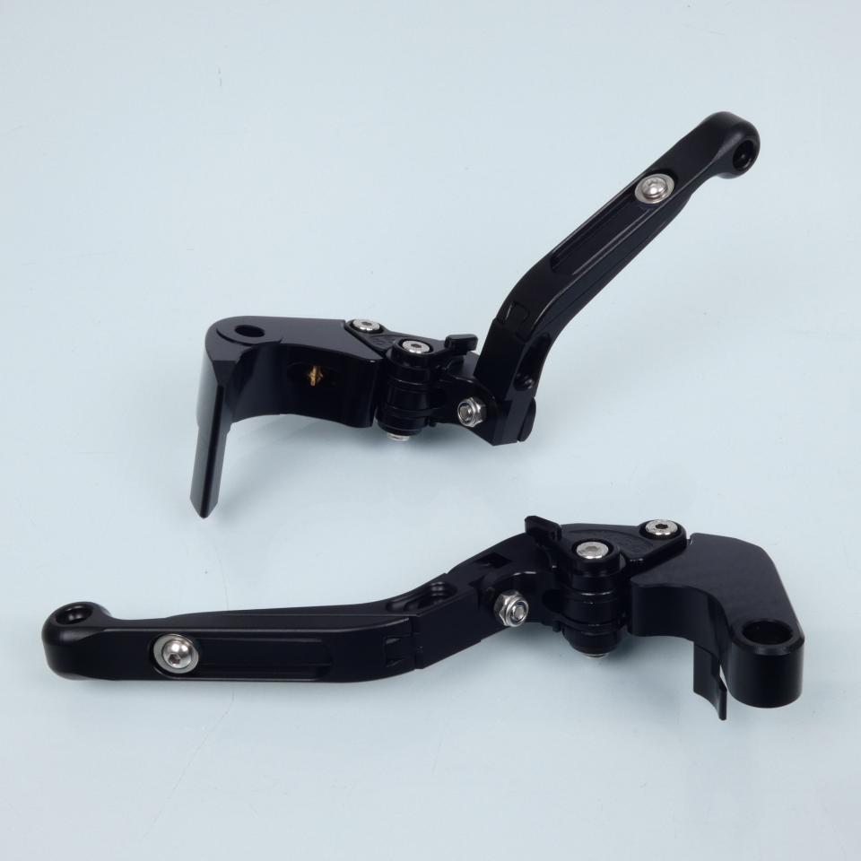 Levier frein droit Sifam pour Moto Suzuki 750 Gsx-R 2011 à 2017 alu CNC noir / paire Neuf