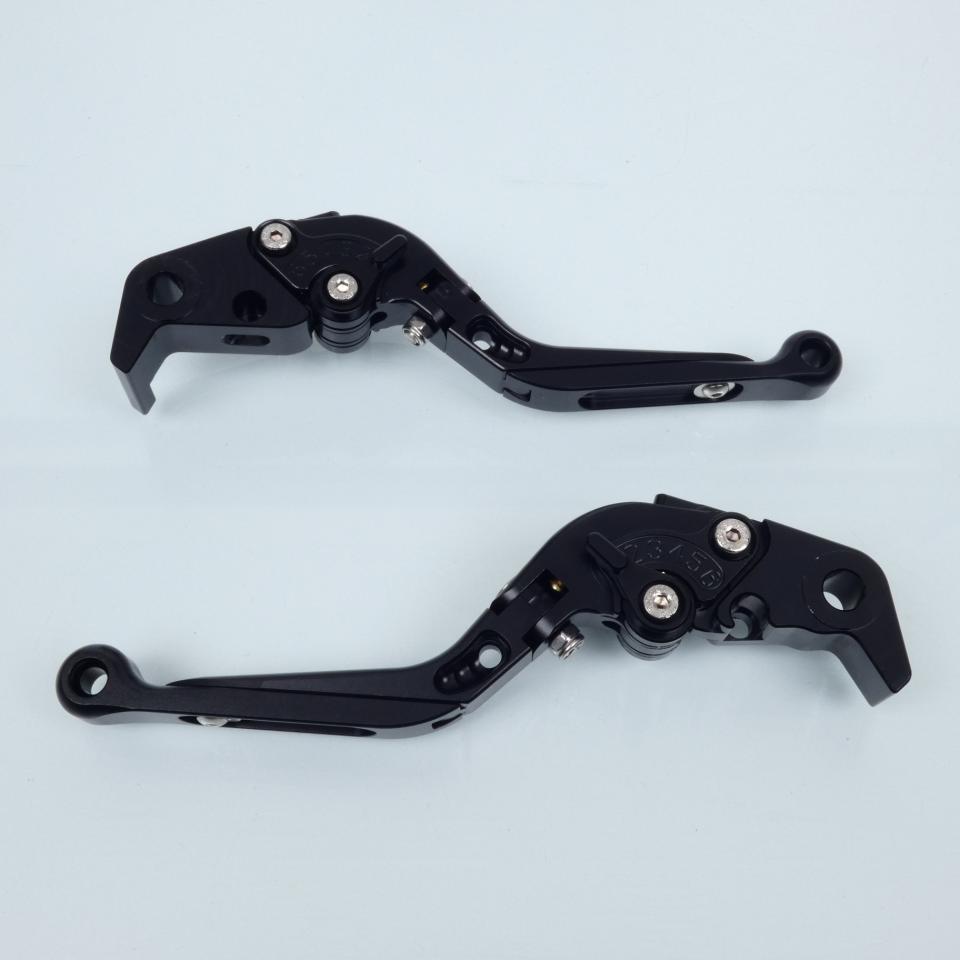 Levier frein droit Sifam pour Moto BMW 1200 HP2 Sport 2008 à 2011 alu CNC noir / paire Neuf