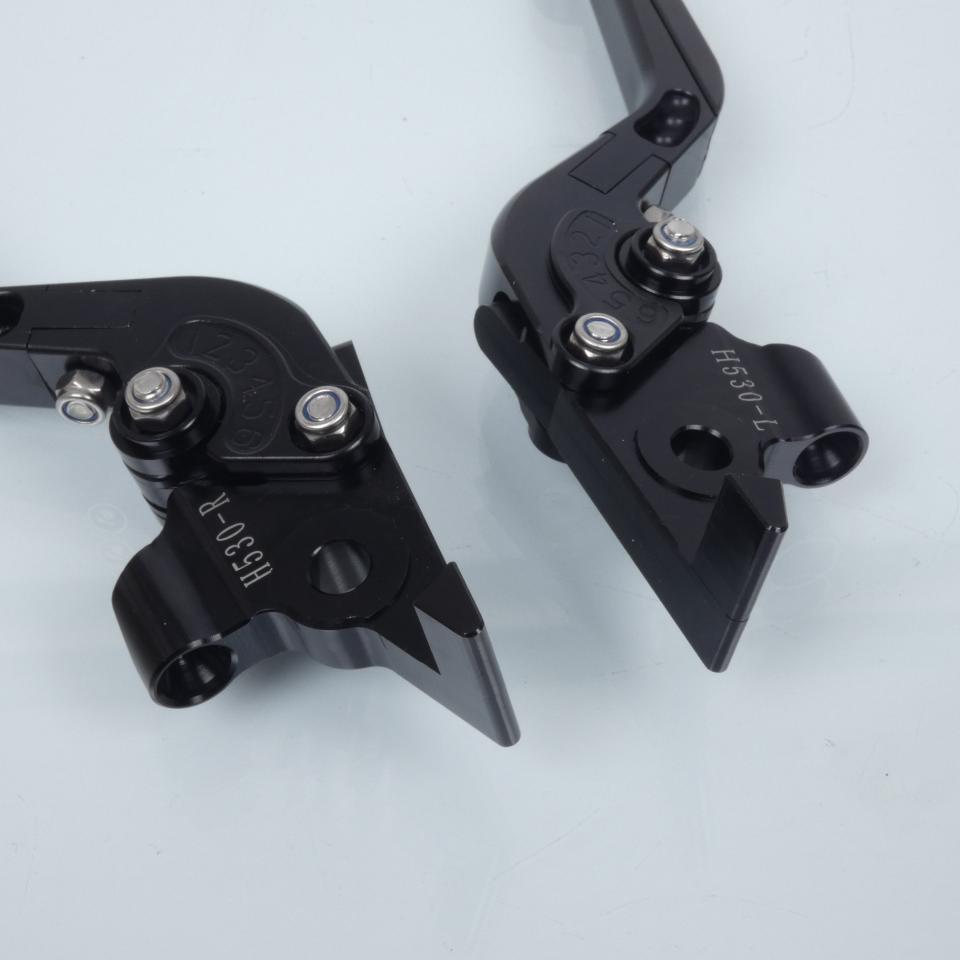 Levier frein Sifam pour scooter Yamaha 500 Xp T-Max Abs 2008 à 2011 noir / paire