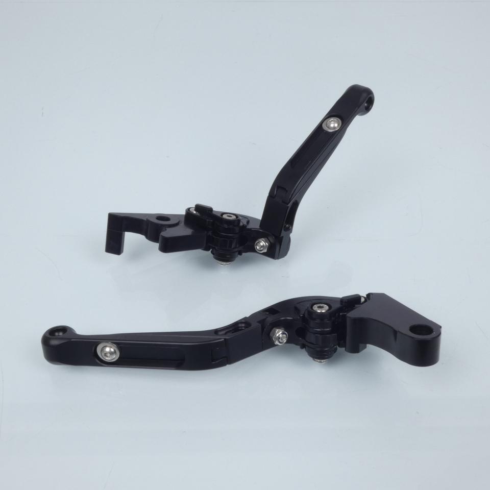 Levier frein droit Myra pour Moto Honda 500 CB X ABS 2013 à 2021 alu CNC noir / paire Neuf