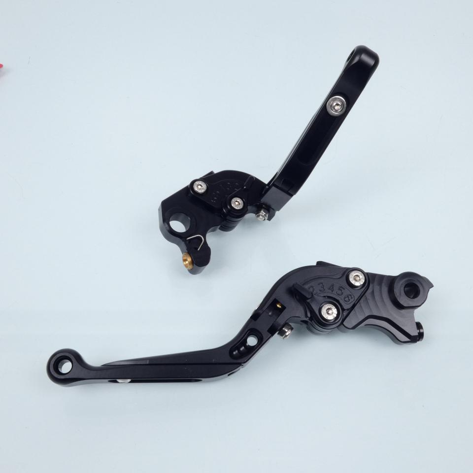 Levier frein droit Sifam pour Moto KTM 690 Duke 2014 à 2015 alu CNC noir / paire Neuf