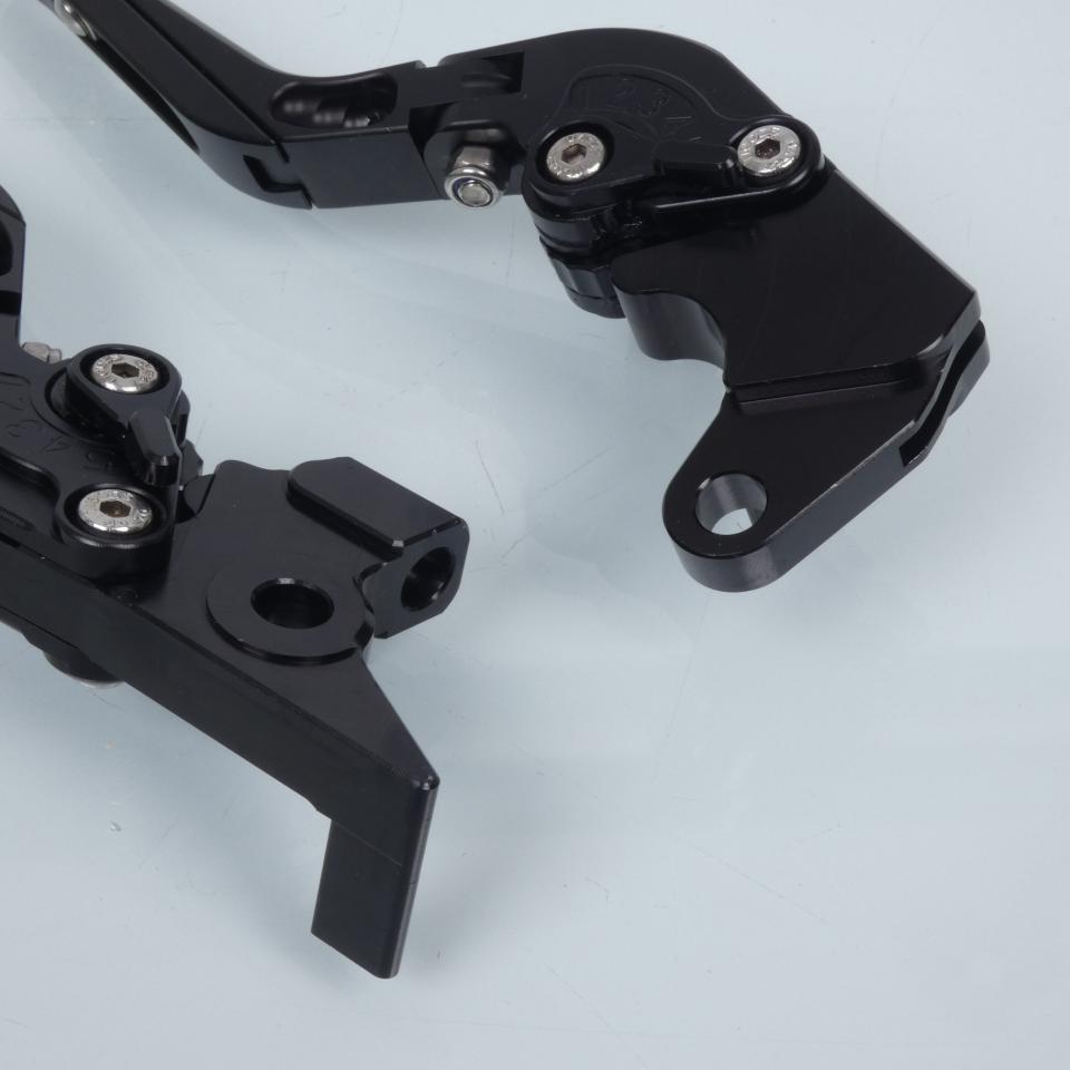Levier Myra pour moto Yamaha 900 Tdm Abs 2006 à 2010 alu CNC noir / paire Neuf