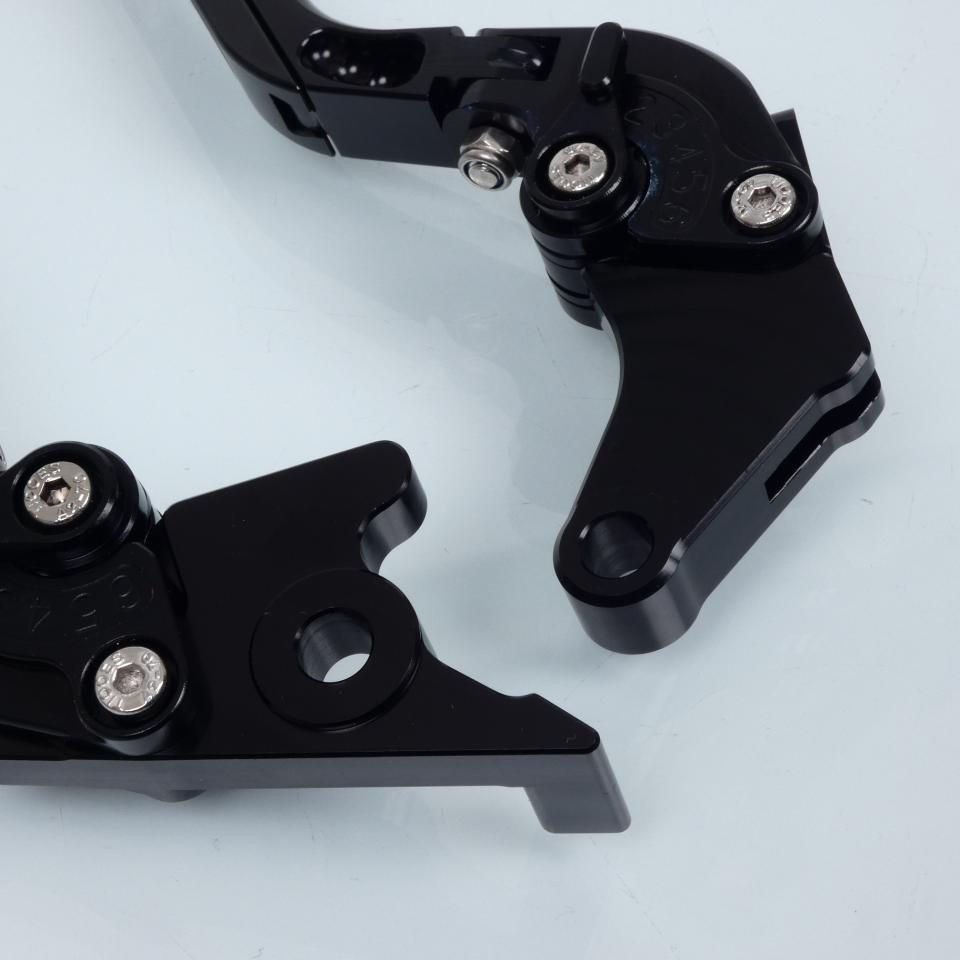 Levier frein droit Sifam pour Moto Honda 125 Cbr R 2004 à 2010 alu CNC noir / paire Neuf