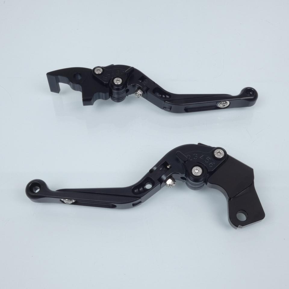 Levier Myra pour moto KTM 390 Duke 2013 à 2020 alu CNC noir / paire Neuf