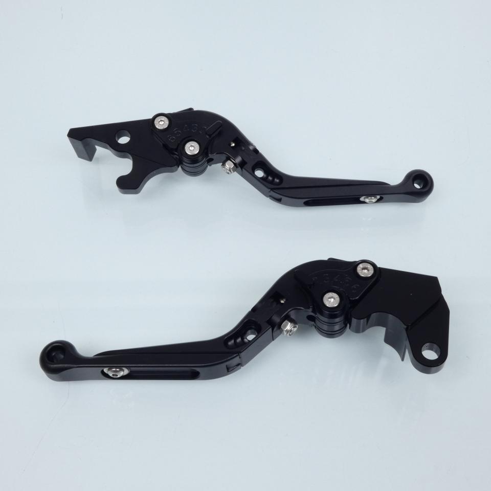 Levier frein droit Myra pour Moto Yamaha 125 YZF-R R3 2014 à 2015 alu CNC noir / paire Neuf