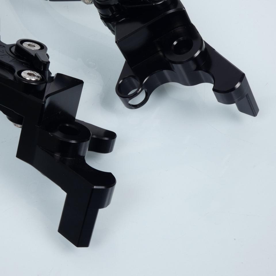 Levier frein droit Myra pour Moto MV Agusta 750 F4 1999 à 2003 alu CNC noir / paire Neuf