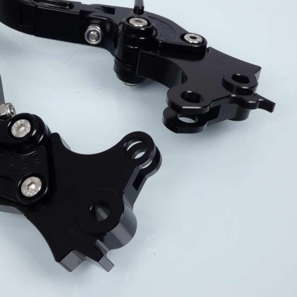 Levier frein droit Sifam pour Moto BMW 1200 R Gs Lc 2014 à 2018 alu CNC noir / paire Neuf
