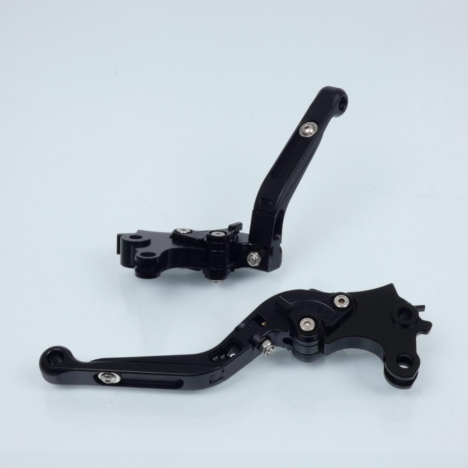 Levier frein droit Sifam pour Moto BMW 1200 R Gs Lc 2014 à 2018 alu CNC noir / paire Neuf
